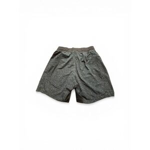 Lululemon Mens Athletic Shorts Charcoal Grey Speckled Heathered Gym Training L
